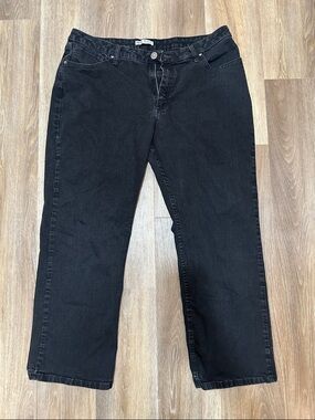 Lee Black Straight-Leg Jeans - Classic Slim Fit